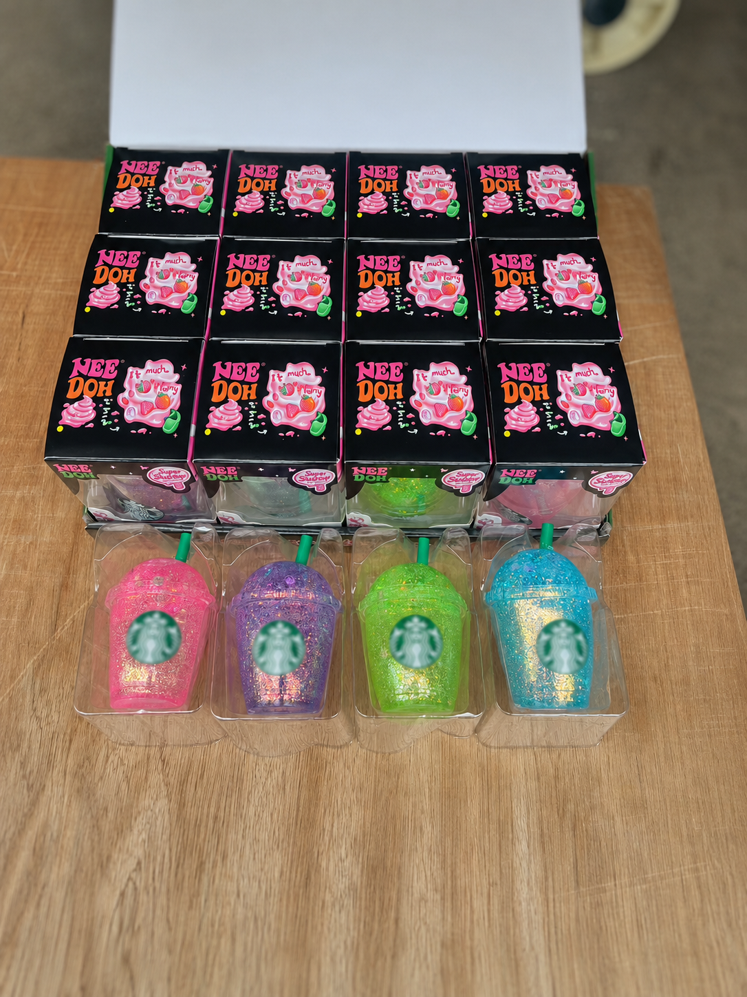 SET of 4 Squishy Drinks