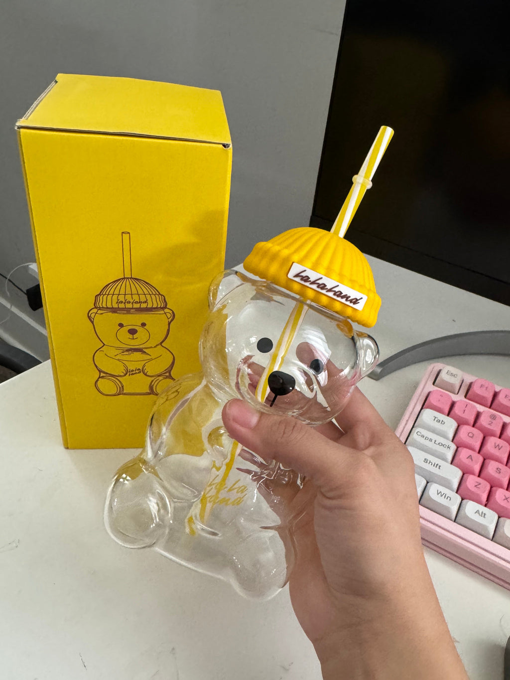 La La Land Glass Bear Cup