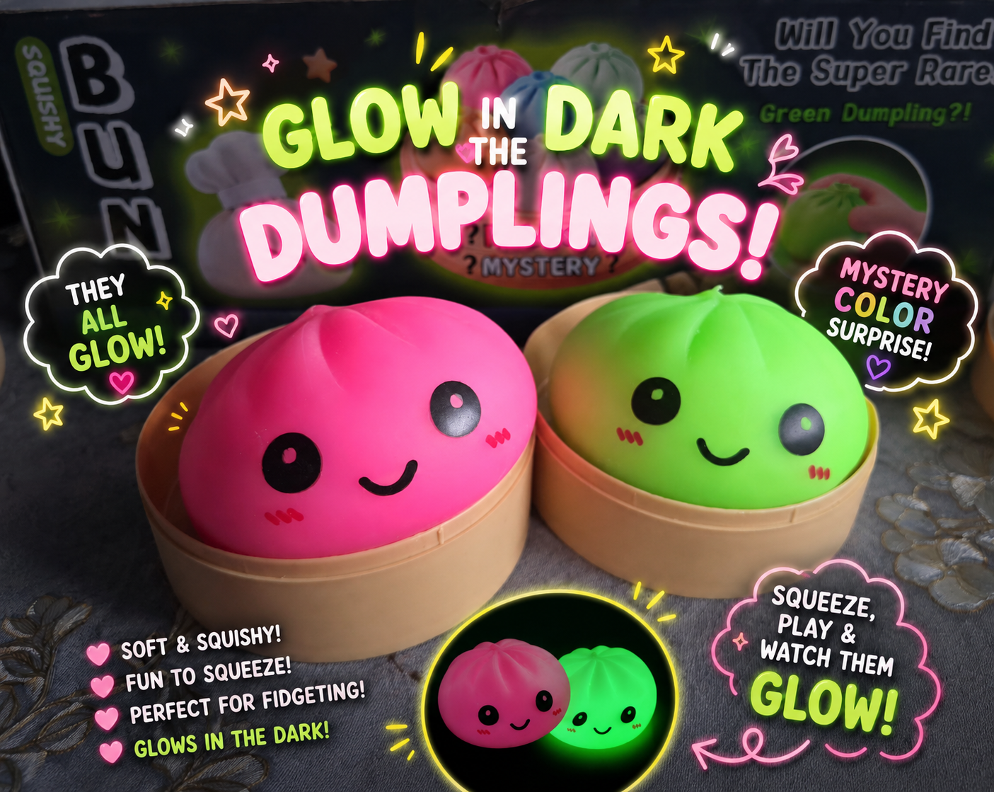 Mystery Glow In The Dark Dumpling