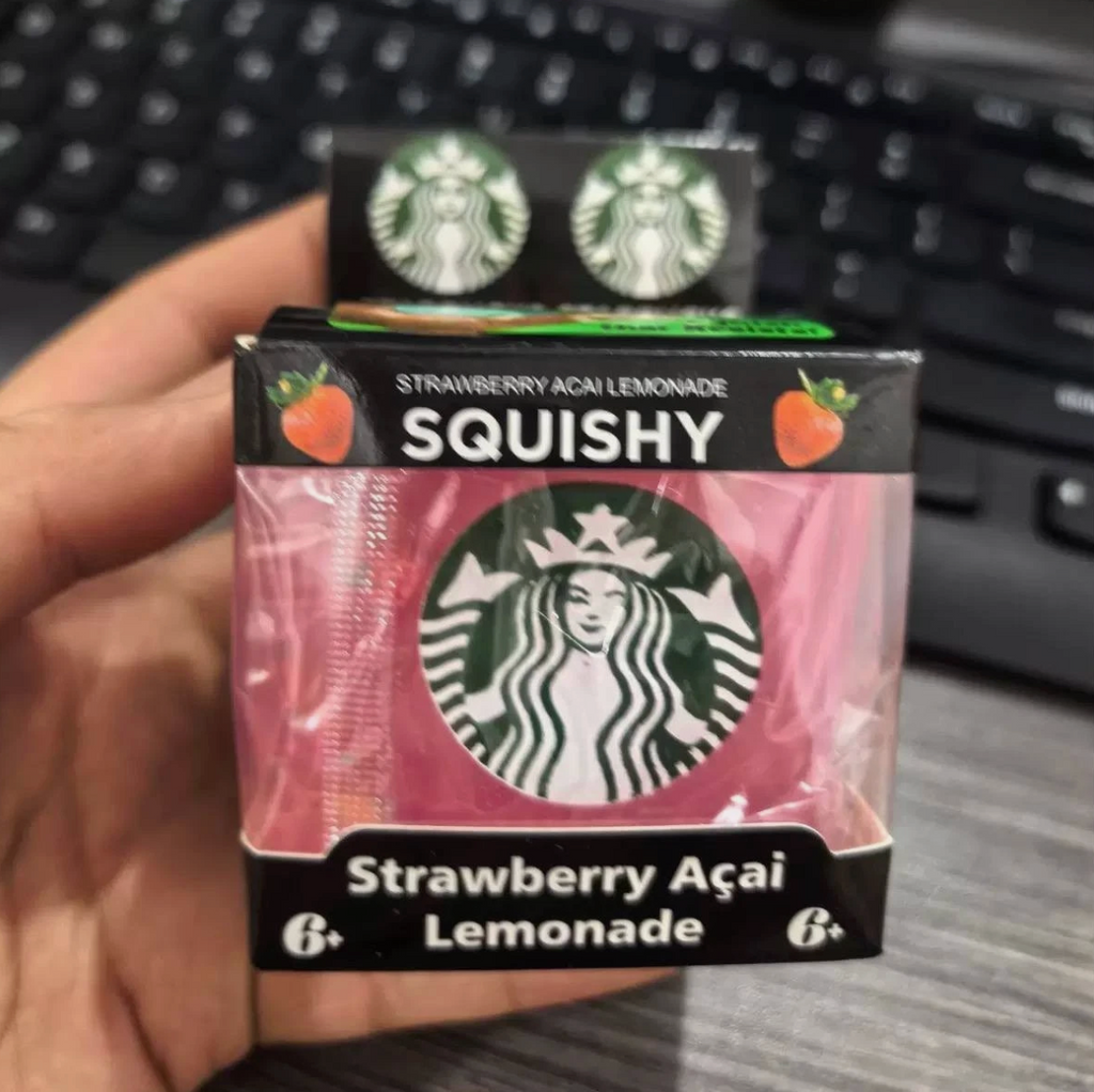Starbucks Squishy - Strawberry Acai Lemonade (In Stock)