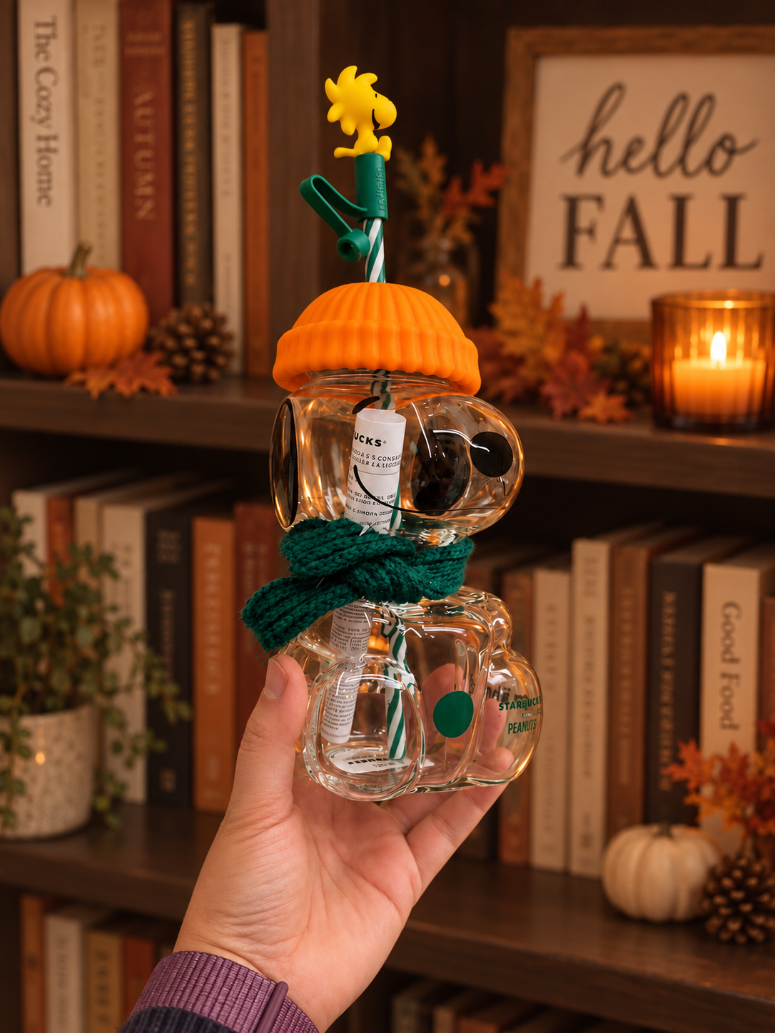 Peanuts x Starbucks Snoopy Glass Cup